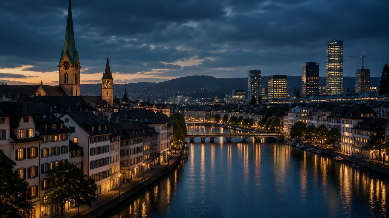 Zurich financial district